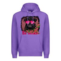 Purple be mine belted galloway Premium Hoodie - AdoDesignShop