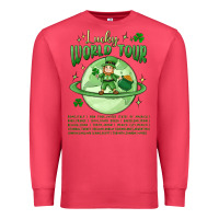 Cardinal lucky world tour st. patrick's day Premium Sweatshirt - MaliasSmallBusiness