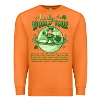 Carrot lucky world tour st. patrick's day Premium Sweatshirt - MaliasSmallBusiness