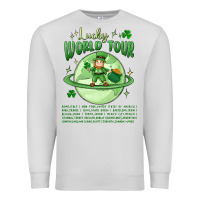 Dove Grey lucky world tour st. patrick's day Premium Sweatshirt - MaliasSmallBusiness