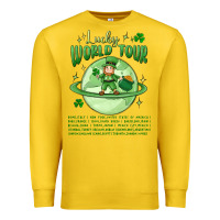 Lemon lucky world tour st. patrick's day Premium Sweatshirt - MaliasSmallBusiness