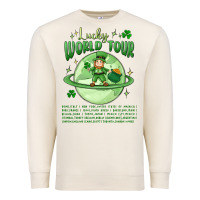 Sandshell lucky world tour st. patrick's day Premium Sweatshirt - MaliasSmallBusiness