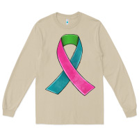 Mushroom metastatic breast cancer ribbon Long Sleeve Tee - JahusDesignShop