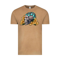 Vintage Camel skull with sunflowers Vintage Tee - RanaPortraitStore