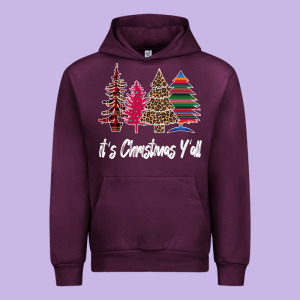 Merry Christmas Pine Tree Urban Hoodie Designed By Bettercallsaul
