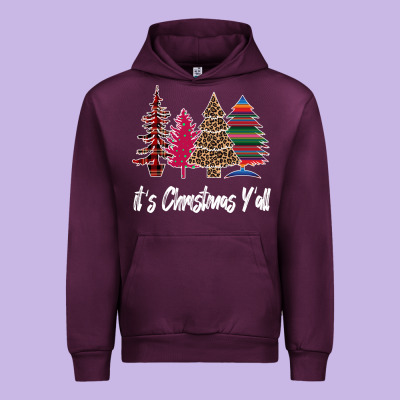 Merry Christmas Pine Tree Urban Hoodie Designed By Bettercallsaul
