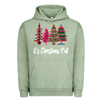 Pigment Oil Green Merry Christmas Pine Tree Urban Hoodie - Bettercallsaul