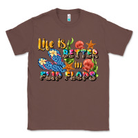 Chestnut life is better in flip flops summer Classic Tee - JahusDesignShop