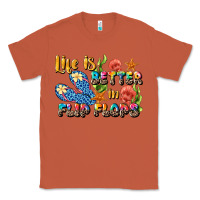 Copper life is better in flip flops summer Classic Tee - JahusDesignShop