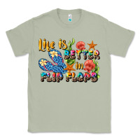 Matcha life is better in flip flops summer Classic Tee - JahusDesignShop