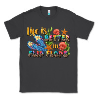 Smoke life is better in flip flops summer Classic Tee - JahusDesignShop