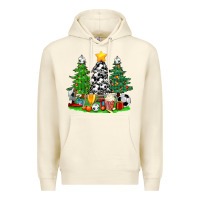 Sandshell Christmas With Soccer Trees Premium Hoodie - BundleAndBundleShop