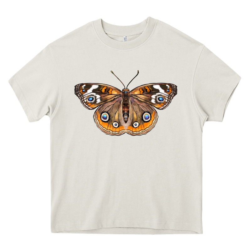 Common Buckeye Butterfly Heavy Core Tee by LillyAllenDesigns | Teevron