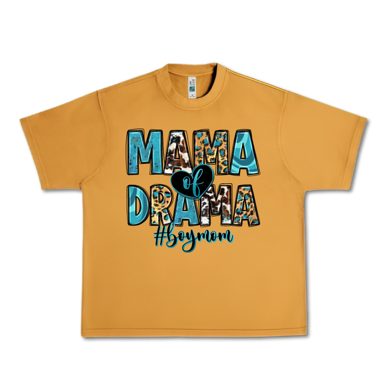 Mama Of Drama Boy Mom Urban Heavy Tee by Zillion Design Studio | Teevron