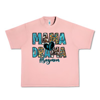 Salmon mama of drama boy mom Urban Heavy Tee - Zillion Design Studio