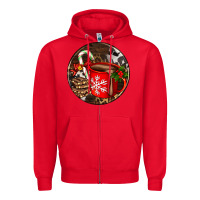 Red Christmas hot chocolate and chocolate Zipper Hoodie - AdoDesignShop