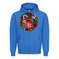 Christmas Hot Chocolate And Chocolate Zipper Hoodie | Teevron