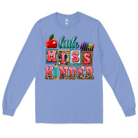 Colony Blue little miss kinder Long Sleeve Tee - AdoDesignShop