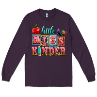 Plum little miss kinder Long Sleeve Tee - AdoDesignShop