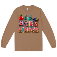 Toasted Coconut little miss kinder Long Sleeve Tee - AdoDesignShop