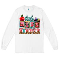 White little miss kinder Long Sleeve Tee - AdoDesignShop