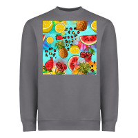 Storm fruits tie dye seamless pattern Heavyweight Sweatshirt - Zillion Design Studio