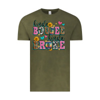Vintage Olive kinda boujee kinda broke Vintage Tee - Zillion Design Studio