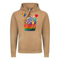 Vintage Camel pride rainbow cupcake Vintage Hoodie - texasbilliewilder