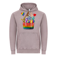 Pride Rainbow Cupcake Vintage Hoodie | Teevron
