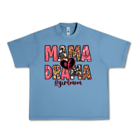 Mama Of Drama Girl Mom Urban Heavy Tee | Teevron