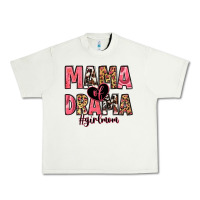 Pistachio mama of drama girl mom Urban Heavy Tee - Zillion Design Studio