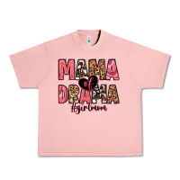 Salmon mama of drama girl mom Urban Heavy Tee - Zillion Design Studio