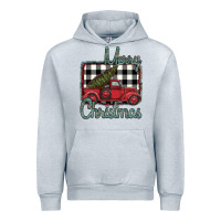 Heather Grey Merry Christmas Truck Urban Hoodie - Bettercallsaul
