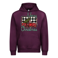 Mauve Wine Merry Christmas Truck Urban Hoodie - Bettercallsaul