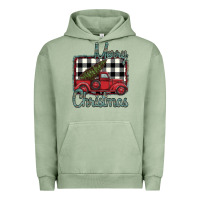 Pigment Oil Green Merry Christmas Truck Urban Hoodie - Bettercallsaul