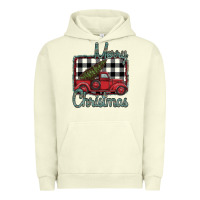 Pigment Pistachio Merry Christmas Truck Urban Hoodie - Bettercallsaul