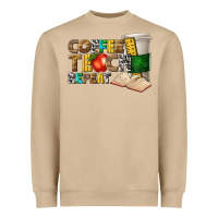 Mushroom coffee teach repeat Heavyweight Sweatshirt - texasbilliewilder