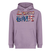 Lavender American babe Heavyweight Hoodie - MaliasSmallBusiness