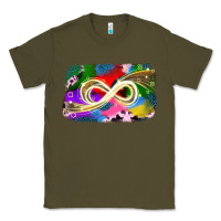 Army Green infinity symbol autism Classic Tee - JahusDesignShop