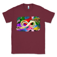 Burgundy infinity symbol autism Classic Tee - JahusDesignShop