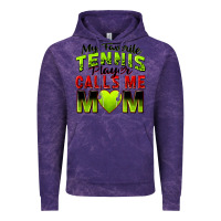 Cloud Purple my favorite tennis player calls me mom Vintage Hoodie - Zillion Design Studio