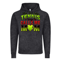 Vintage Black my favorite tennis player calls me mom Vintage Hoodie - Zillion Design Studio