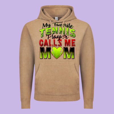 My Favorite Tennis Player Calls Me Mom Vintage Hoodie Designed By Zillion Design Studio