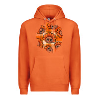Carrot Thanksgiving Turkey With Tartan Patch Premium Hoodie - BundleAndBundleShop