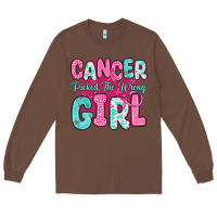 Chestnut cancer picked the wrong girl Long Sleeve Tee - JahusDesignShop