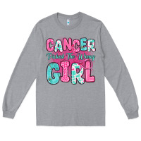 Heather Grey cancer picked the wrong girl Long Sleeve Tee - JahusDesignShop