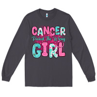 Smoke cancer picked the wrong girl Long Sleeve Tee - JahusDesignShop