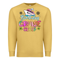 Antique Gold birthday cruise crew Premium Sweatshirt - MaliasSmallBusiness