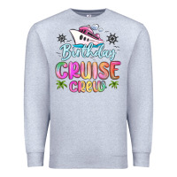 Heather Grey birthday cruise crew Premium Sweatshirt - MaliasSmallBusiness