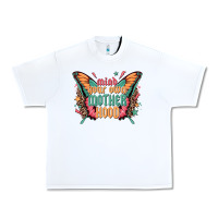 White mind your own motherhood Urban Heavy Tee - Zillion Design Studio